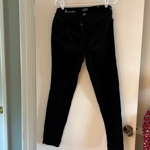 The Loft Black Corduroy Pants
